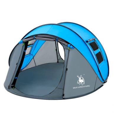 China Automatic Outdoor Products Tents For 3-4 Peoples Family Dome Camping Quick Easy Set Up Tent Barraca for sale