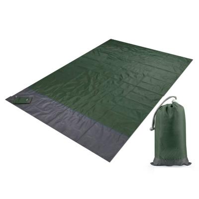 China 2021 Custom Waterproof Light Color Durable Outdoor Folding Picnic Mat Beach Mat Washable Camping Outdoor Mat for sale