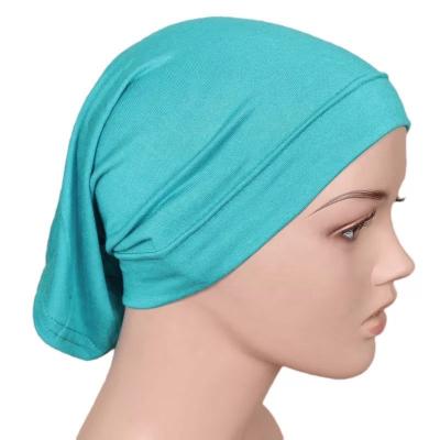 China Daily Wear 2021 New Arrival Muslim Sportswear Inner 100% Viscose Cotton Hijab Hats Underscarf Modal Hijab for sale