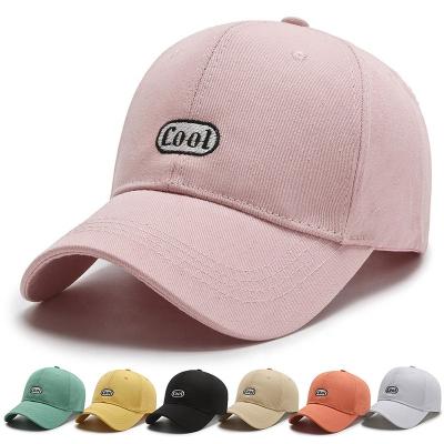 China COMMON High Quality Cotton Summer Adjustable Colorful 100% Embroidered Ladies Sports Hats Womens Hats Baseball Cap Custom Logo for sale