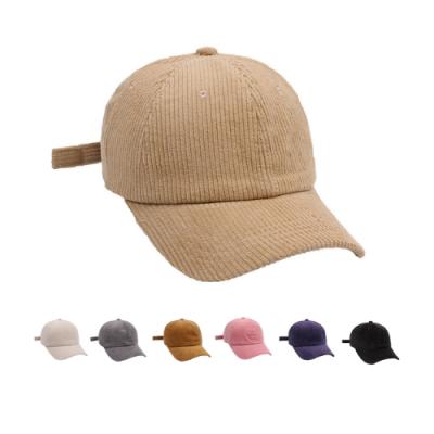 China JOINT wholesale green fashion snapback hat custom embroidery logo corduroy baseball sports cover empty hats women hat for sale