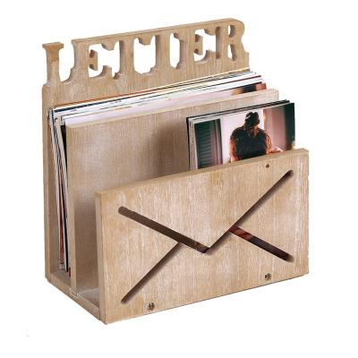 China Modern Wooden Letter Holder for Office Stationery Box Organizer, Home Decors for sale