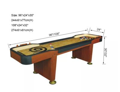 China 9ft shuffleboard indoor game HX indoor game table board game waterproof dual use high end shuffleboard for sale for sale