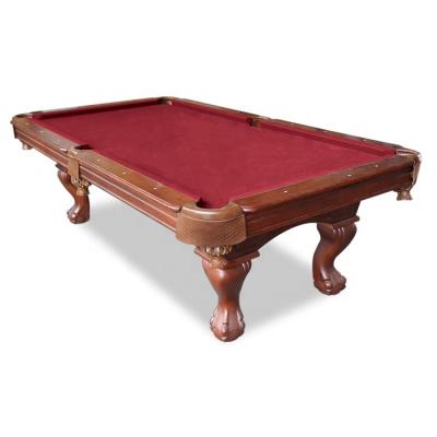 China 8ft Billiard Table Pool Table Ball Return Kit Small Billiard Table Leather Billiard Table Coin Operated Billiard Table with Dining Top Billiard for sale