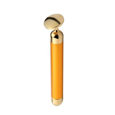 China Wholesale Multifunction Anti Wrinkle Massager Blood Vessels Removal 24k Gold Beauty Bar Facial Massager for sale