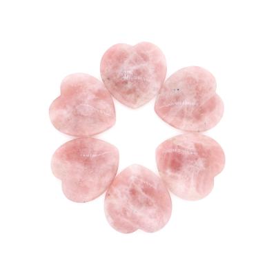 China China Running Heart Crystal Gravel Healing Bulk Wholesale Natural Rock Quartz Rose Quartz Hearts For Home Decoration for sale