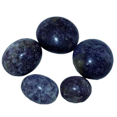 China Wholesale Natural High Quality Gemstone Crystal Palm Polished Lepidolite Palm from Europe for Healing for sale