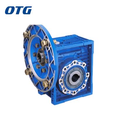 China Factory Nmrv030 Aluminum Gear Reducer Worm Gearbox With Input Flange Geard Motor Gear Reducer for sale