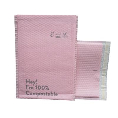 China Shock Resistance Customize Black Pink Mailer Strong Adhesive Air Bags Packing Mailing Tear Proof Bubble Padded Envelopes for sale