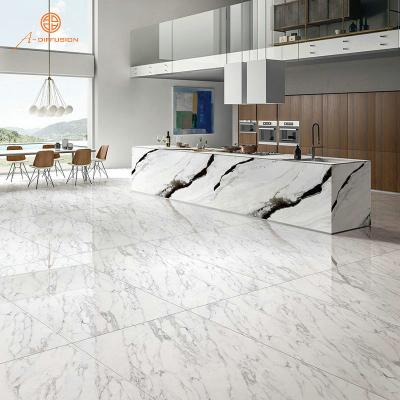 China Polished 900*1800*10mm Made In Porcelain Marble Polished Tiles for sale