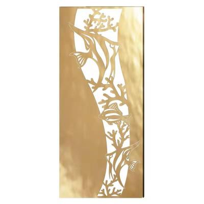 China 2021 Coastal Newest Cheap Laser Cut Ocean Collection Iron Wall Art Decor for sale