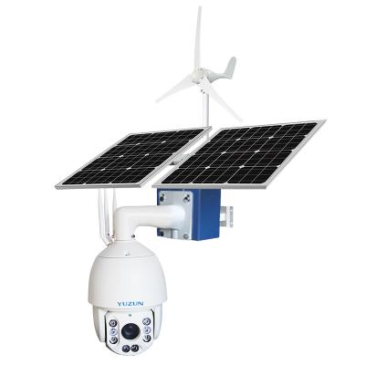 China PAN-TILT 5mp20x AI 4g PTZ 360 Security Monitoring System Humanoid Recognition 2mp 30x Degree HD Wind Power Wireless Outdoor Solar Camera for sale