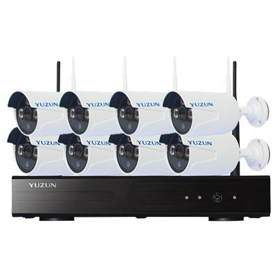 China NIGHT VISION camera kit 8 channel wifi nvr kit 8ch wifi nvr kit wireless 5mp 1080p P2P camera for sale