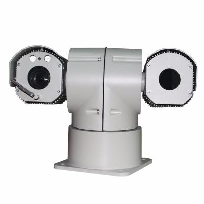 China Waterproof / Weatherproof 5km Infrared Visible Light Thermal Imaging Zoom PTZ Camera for sale