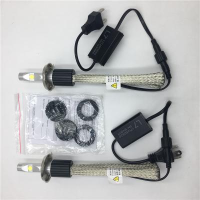 China Car with low type headlight 12v 24v l7 car led light 6600lm Xhp70 led headlight high quality led headlight for sale