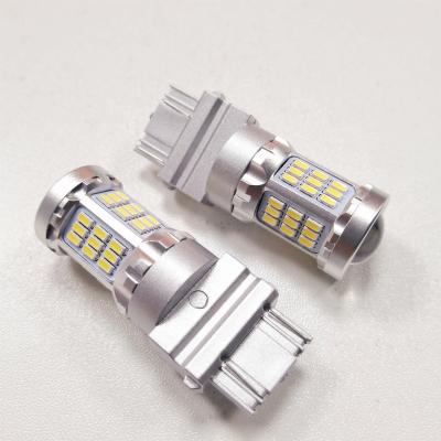 China 7443 3157 3014 DC BAY15D P21/5W T20 7443 W21/5W LED Light Chip 51SMD 12-24V 1157 Flashing DRL 5x7 focos rotation led for sale