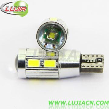 China super lighting T10 10W Samsung 2323 chip led auto bulb LJ-T10-10W-Samsung for sale