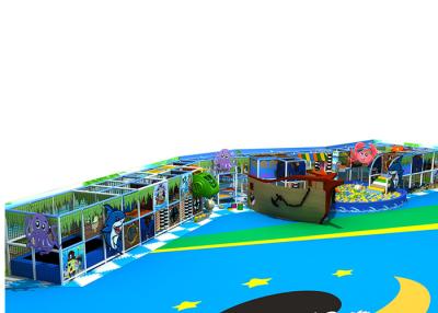 China Ocean Series Indoor Playground Equipment Safety Anti - Fade With Plastic Slide for sale