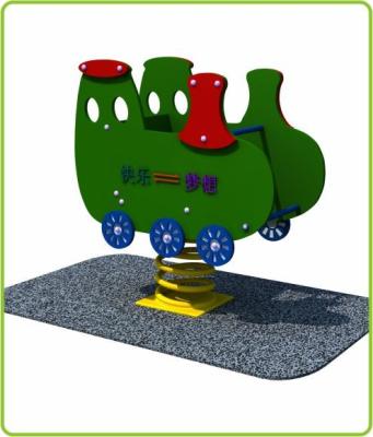 China Various Shape Freestanding Playground Equipment Spring Rider , Safety Non - Toxic Kaiqi Playground for sale