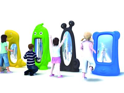 China Animal Magic Mirror Kids Play Structure , Cute Small Outdoor Playsets Special Feature Shape for sale