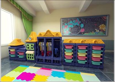 China plastic kids preschool furniture for classroom, preschool furniture and equipment set for sale