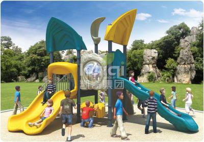 China Children Game Outdoor Playground Equipment LLDPE Smaller Structure KQ60023B for sale