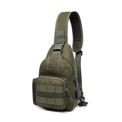 China Water Proof Military Bag And Outdoor Tactical Chest Bag Canvas Camouflage To Increase Mountaineering for sale