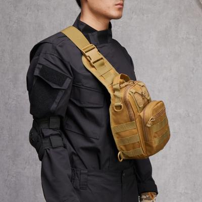 China New Water Proof Outdoor Sports Shoulder Cross - Body Bag Men Military Side Sling Bag Tactical Chest Bag for sale