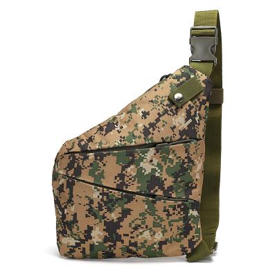 China Outdoor One-Shoulder Water Proof Fan Chest Bag Military Tactical Military Mountaineering Male Portable Army Bag for sale