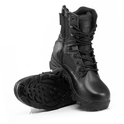 China Waterproof Tactical Boots Mens Special Forces Combat High Top Leather Desert Outdoor Hike Boots for sale