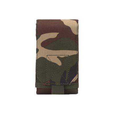 China Oxford 6 Inch Big Screen Mobile Phone Molle Fan Camouflage Men's Clothing Belt Outdoor Sports Military Tactical Pockets Army Tactical Bag for sale