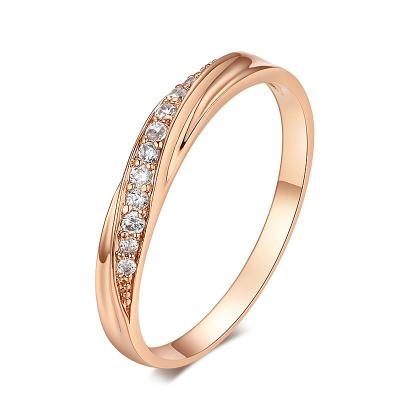 China CLASSIC Jewelry Mini Cubic Zirconia CZ Diamond New Style Simple Women Ladies Finger Rings for sale