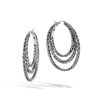 China European and American style twist circle fashion simple high-end creative multilayer earrings new trend 2021 big circle earrings for sale