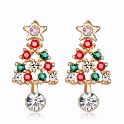 China 2021 New Trendy Christmas Fashion Cute Cartoon Ladies Fashion Stud Earrings for sale