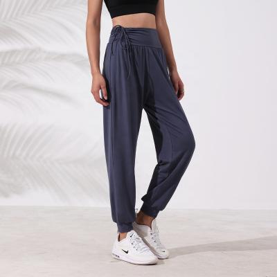 China New Products Anti-Static Girls Loose Joggers Wear Trousers Leisure Sports Pants Women Fitness Slim Rise Wear for sale