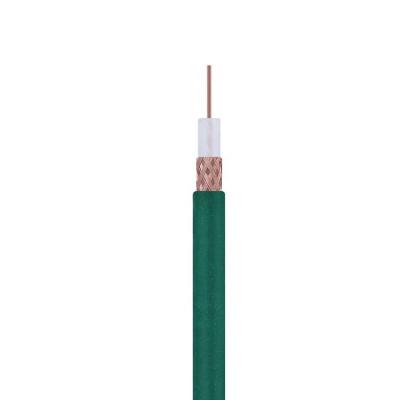 China CCTV CATV DBS OEM Coaxial Bare Copper Bonding Cu Conductor PVC Jacket 90% CCTV Cable 2C Power Russia Morocco Algeria France 75ohm KX6 75ohm for sale