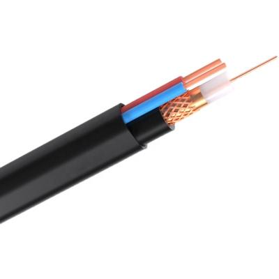 China CCTV System RG59 Coaxial Cable 2C Power Cable CCS Since Conductor 75Ohm 305m 1000ft 32/48/64/96/128 Net CCTV Cable Braiding Camera for sale