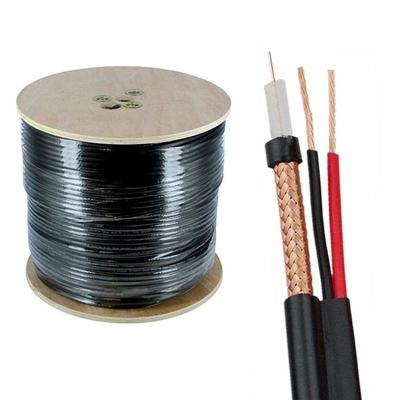 China CCTV System 3 In 1 RG59 2C Siamese CCTV Coaxial Cable With Power Since CCS Video Conductor 75Ohm 32/48/64/96/128 Pigtail Surveillance Systems for sale