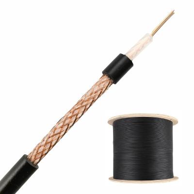 China CCTV System 1000ft Low Loss RG58 Coaxial Cable 0.81mm Since OEM 50Ohm CCTV CATV DBS Camera 32/48 Conductor Al-MG Alloy Wire Braid CCS /64/96/128 for sale