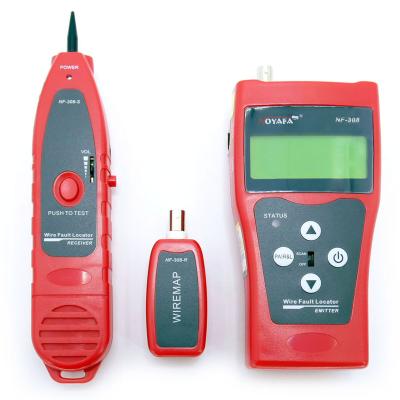 China Noyafa NF-308 Blue Red LAN Network Cable Tester Wire Locator Testing Instrument for Cat5e Cat6e RJ45 Coacial USB BNC RJ11 Telephone Wiring Tracer Tracer for sale