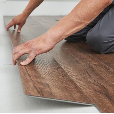 China Water proof spc vinyl flooring manufacturer tile plank click lock 4mm click vinyl spc indoor eco-friendly flooring for sale