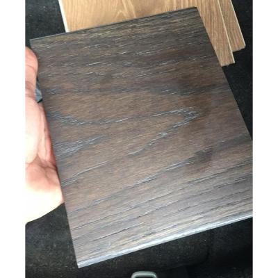 China Real Waterproof Wear Resistant Anti-Slip Solid Wood Veneer With SPC Rigid Core Click Engineered Vinyl Plank Flooring for sale