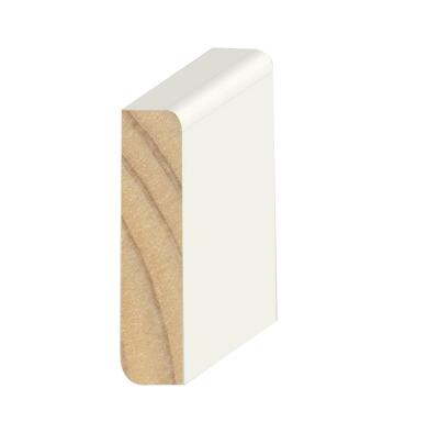 China Modern Solid Wood Decorative Wall Base Skirting White Skirting for sale