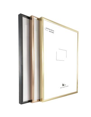 China Metal Gold Certificate Frame Bulletin Board Frame Poster Frame for sale