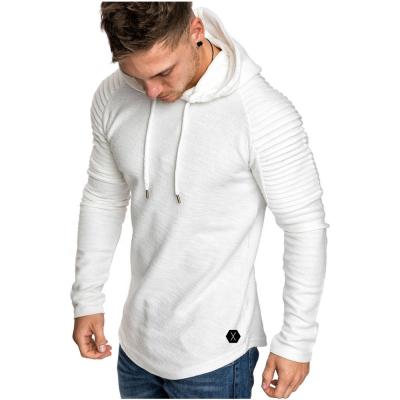 China QUICK DRY Custom Men[“s Long Sleeve T-shirt Knitted Plus Size T-shirt Breathable Hooded Men for sale