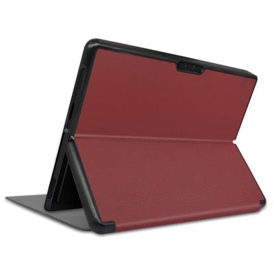 China Protect Yapears Leather Case For Surface Pro X 2019 Leather Tablet Cover for sale