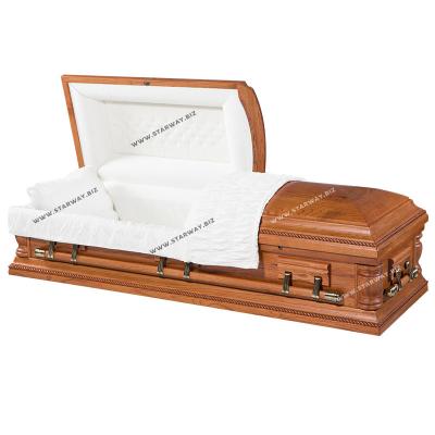 China 8710 American Style Caskets American Style Caskets For Funeral Wooden Caskets And Caskets for sale