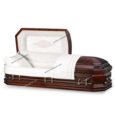 China American Style 8856 Starway Castle Duke Poplar American Style Made In China And Burial Supply Wood Caskets And Caskets for sale