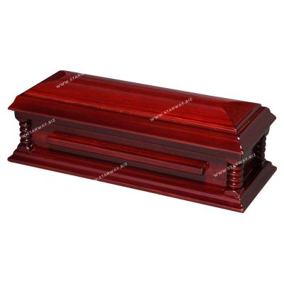 China New Upcoming American Style U1005 Cherry High Gloss Urns For Cremation Funeral High Quality Wooden Urn for sale