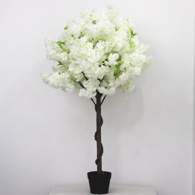 China Transitional Artificial Flower Cherry Blossom Wedding Tree For Wedding Centerpiece Decor Plastic Cherry Blossom Flower Tree for sale